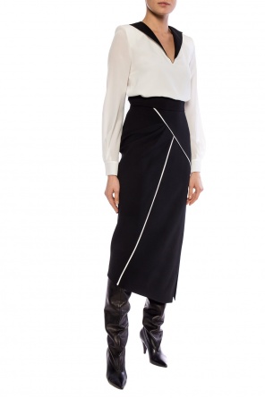 Skirt with contrasting stripes, zdjęcie 2 Skirt with contrasting stripes od Givenchy
